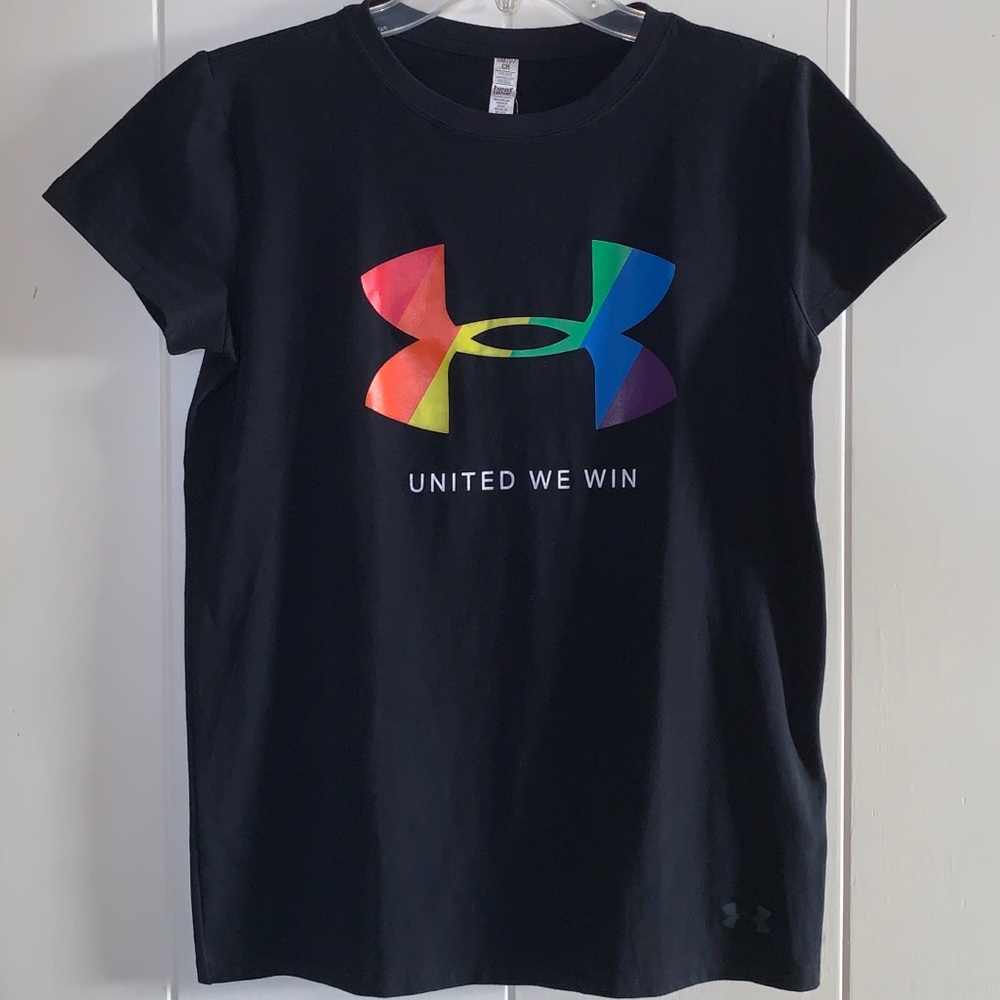 Under Armour United We Win Pride 🌈 Tee Size S
